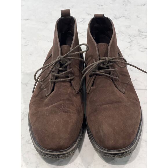 Alfani Tripp Men’s Lace Up Suede Desert Comfort Ankle Chukka Boots Size 10 Brown - Picture 3 of 7